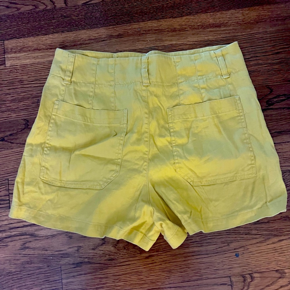 ANTHROPOLOGIE Maeve Collette Shorts- Marigold (size 31) - Picture 2 of 3